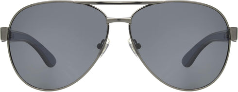Dockers Men's Bo Sunglasses Polarized Aviator, Gunmetal, 54mm...