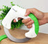 Chef Randall The Rock Chop and Rolling Knife with Extra Blade, Gliding Bearing Control, Green...