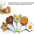Fried Egg Mold Ring Set of 10 - Stainless Steel Non-Stick Egg Shaper Ring...