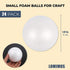 LOMIMOS 24pcs Foam Balls, 5cm/2inch White Craft Round Balls for Flower Arrangement Arts & Crafts DIY Supplies...