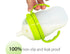 Baby Bottle Handles for Comotomo 5 Ounce & 8 Ounce Silicone Baby Bottles, Compatible Comotomo Bottle Holder for Baby, Pack of 2, Green...