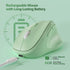 Micropack Vertical Mouse Multi-Device, 3-Mode Bluetooth 5.0 & 3.0 Mouse 2.4G Wireless Mouse with Adjustable DPI & Silent Click for Laptop, MacBook...