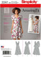 Simplicity Amazing Fit Collection Women's Summer Dress Sewing Pattern, Sizes 20W-28W...