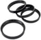 4 Pack Car Hub Center Ring, Shock Absorbing Design, Vehicle Hub Reducing Ring Shaft Collar Adapter Ring, 73.1mm-60.1mm, Universal Waterproof Autom...