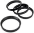 4 Pack Car Hub Center Ring, Shock Absorbing Design, Vehicle Hub Reducing Ring Shaft Collar Adapter Ring, 73.1mm-60.1mm, Universal Waterproof Autom...