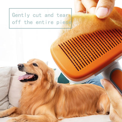 PET SELF-Cleaning Slicker Brush...