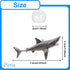 Petta Aquarium Decor,4 Pcs Floating Shark Ornament Decoration for Aquarium Fish Tank...