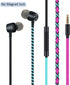URIZONS Colorful Fun in-Ear wired Earbuds Headphones - with Microphone for iPhone MP3 Laptop Tablets Fabric Braided Headset for Students(7#)...