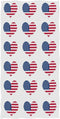 Naanle Chic America 4th July Independence Day Heart in USA Flag Soft Large Hand Towels for Bathroom, Hotel, Gym and Spa (16" x 30")...