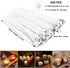Bulk 6-Inch Candle Wicks - 100 Pcs with Wick Stickers & Centering Device for Soy/Beeswax Candle Making...
