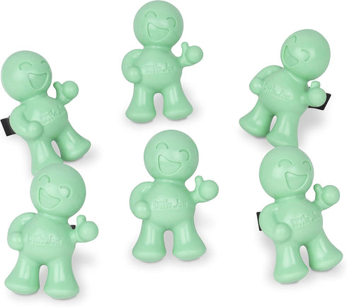 Little Joe 96406-6PK Fresh Mint Scent Car Air Freshener Clips to A/C Air Vent Uses Alcohol-Free Fragrance Oil is Non-Hazardous and Non-Toxic Plast...