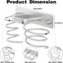 hicorfe Hair Dryer Holder 3 in 1 Hair Tool Organizer,Blow Dryer Holder Wall Mounted,Bathroom Bedroom Hair Care Styling for Flat Iron,Curling Iron,...