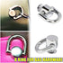 Uayeatye D Rings for Purse Hardware for Bag Making, 8 PCS Metal D Ring and Stud Screw, 360 Degree Rotatable D Rings for Purse, Bag Hardware, Dog B...