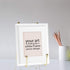 2 Pack Gold Iron Display Stands, Metal Wire Frame Holders for Pictures, Decorative Plates & Tabletop Art (4 inch)...