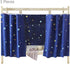 JIAHG Students Dormitory Bunk Bed Curtains Single Bed Tent Curtain Shading Dustproof Blackout Cloth Bed Canopy Mosquito Protection Net Bedroom Win...