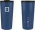 IRON °FLASK Classic Tumbler 2.0-2 Lids (Straw Flip), Vacuum Insulated Stainless Steel Water Bottle, Double Walled, Thermos Travel Mug - Twilight B...
