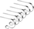 Homgaty Christmas Stocking Holders for Mantle, 6 Pack Stocking Hanger Stocking Hooks Metal Fireplace Hanger for Christmas Party Decoration (Silver...