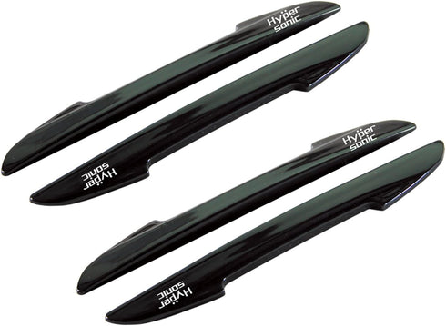 Hypersonic Black Car Door Edge Guard Trim Molding Crash Scratch Protector 4PCS...