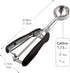 Cookie Scoop, Small Ice Cream Scoop, 2 Tbsp/ 30ml/ 1oz, 18/8 Stainless Steel Cookie Scoops for Baking, Ice Cream Scooper with Spring Trigger Syste...