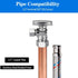 Stop Valves, 1/2" × 3/8" Angle Stop Valve, 1/2" Nominal (5/8" OD Comp.) Angle Input, 3/8" OD Compression Output, 1/4 Turn, Chrome Plated Brass for...