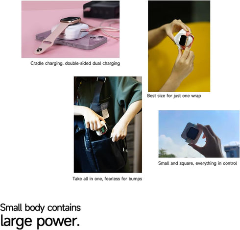 ISDT PB10DW Power Bank for Visually Impaired MagSafe Wireless Charger,Magnetic 2 in 1 Charger,Fast Wireless Charging,Compatible with iPhone 14/Pro...