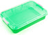 15Inch Portable Sensory Bin Play Tray with Lid, Fill with Water, Sand, Beads and More (Green)...