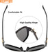 EFE Classic Oversized Polarized Sunglasses for Women Composite TR90 Frame UV 400 Protection Fashion Retro Eyewear...