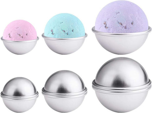 30PCS- Bath Bomb Mold Kit, 15 Set 3 Size Mold & Bath Bombs Press for DIY Making Supplies...