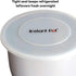 Instant Pot Silicone Lid, 8-In, 3-Qt Pot Lid, Reusable Silicone Lid for Bowl and Food Cover, Microwave Cover for Food, Transparent White...