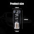 1 PC Crystal Gear Stick Shifter Knob, Transparent Bubble Gear Shifter Multicolor Gradient LED Shift Knob, Universal Cool Shift Head Car Interior A...