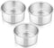P&P CHEF 4 Inch Round Cake Pan Set of 3, Stainless Steel Round Baking Layer Pans Bakeware for Layer Birthday Cake, Fit Oven/Pots/Pressure Cooker, ...
