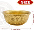 Feng Shui Treasure Basin Wealth Prosperity Bowl, Mini Brass Cornucopia Bowl, Golden Offering Bowl Good Luck Table Centerpieces Home Office Decorat...