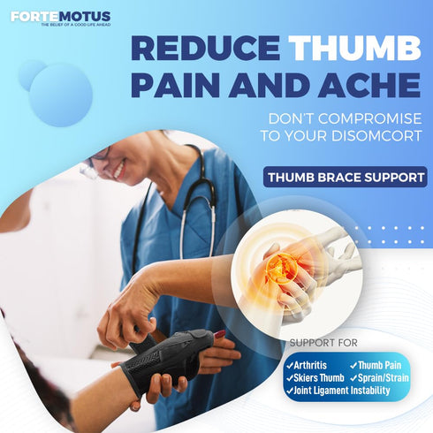 CMC Thumb Brace, Thumb Brace Support Splint for Thumb Pain Relief, Tendonitis, Thumb Stabilization Support for Reversible Thumb Hand Discomfort Pa...