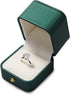 Oirlv Gorgeous Blackish Green Ring Box Premium Leather Ring Bearer Box for Wedding,Proposal Jewelry Gift Case...