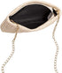 Verdusa Women's Summer Woven Handbags Square Crossbody Bag with Chain Strap...