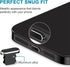 4 Pack iPhone Dust Plug?Aluminum Alloy iPhone Port Plug Lightning Port Plug with Phone Speaker Cover Compatible with iPhone 14, 13,12,11, Pro, Max...