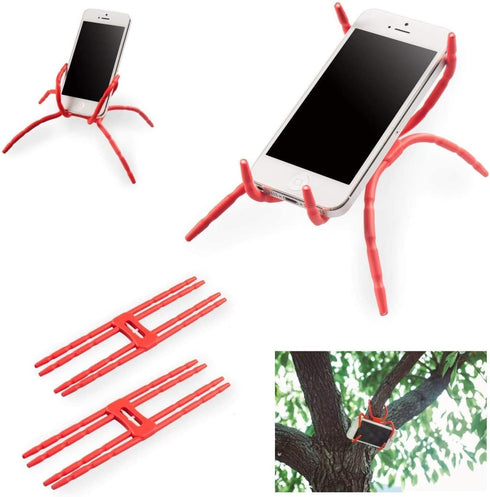 Universal Multi-Function Portable Spider Flexible Grip Holder for iPhone Samsung Google Pixel Holder for Cell Phone Smartphones Tablets in Car Bic...