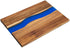 Large Acacia Wood Cutting Board with Epoxy Resin for Kitchen and Mini bar, 13.7 * 9 inch, Charcuterie Board Wood Paddle, Reversible Board for Meat...