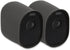 kwmobile 2X Skin Compatible with Arlo Essential Spotlight - Silicone Security Camera Case Outdoor CCTV Cover - Grey...