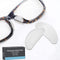 Eyeglass Nose Pads, Adhesive Anti-Slip Nose Pads, Soft Silicone Nose Pad Cushion for Glasses, Eyeglasses, Sunglasses, 12 Pairs(Clear)...