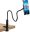 Phone Stand for Desk, Gooseneck Cell Phone Holder Flexible Lazy Long Arm Phone Mount Universal 360 Degree Adjustable Phone Clamp Clip for Table, B...