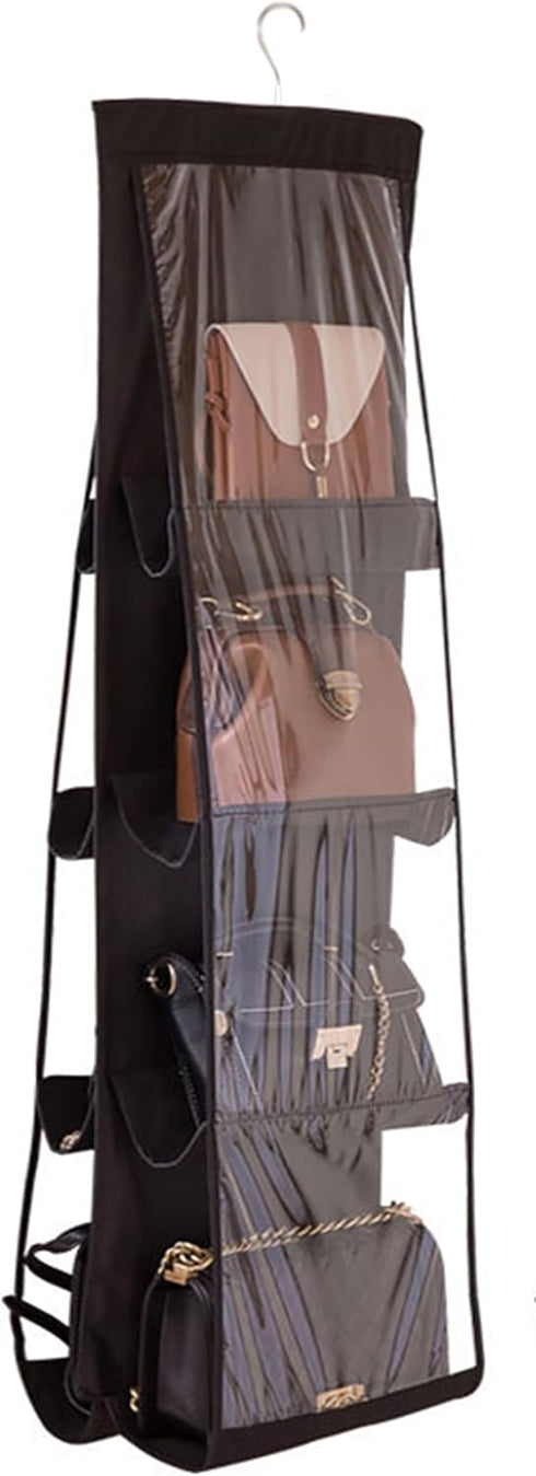 AARAINBOW 1 Pack Hanging Handbag Purse Organizer for Closet, Womens Purse Storage Organizers, Hand bag Organizer Holder, Wardrobe Purse Organizer ...