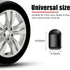 Car Tire Valve Stem Caps, 4Pcs Aluminum Alloy Air Caps Cover, Corrosion Resistant & Leak Proof Tire Valve Cap, Universal Tire Trim Accessories for...