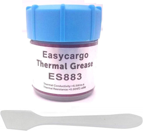 Easycargo 20gr 6.5 W/m-k Thermal Compound Paste, Nano-Compound Based High Performance Grease, Cooling Heatsink Paste, Thermal Compound CPU for All...