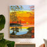 ZRIZQ Paint by Number for Adults Beginners,Sunset Tree Paint by Numbers Kits on Canvas,DIY Oil Painting Acrylic Paints for Home Wall Art Decor(12x...