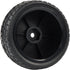 4PCS 1:10 On Road RC Tires 12mm Hub Wheel Rims Concentric Hard Dish for Touring Racing Cars, Black...