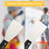 7 PCS Drywall Tools,Putty Knife Scraper Tool,Stainless Steel Paint Scraper Spackle Knife,Drywall Scraper Spackle Taping Knife For Spreading Drywal...