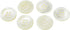 Shell Button (Trocas)Buttons 24pcs Set 13/16inch(20mm) X 6pcs, 3/4inch(18mm)X 6pcs, 9/16inch(15mm)X 12pcs, Optic White Color...