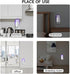 Indoor UV Light Fly Trap with 10 Glue Boards - Effective Plug-in Bug Trap for Houseflies and Gnats - Odorless and Mess-Free Fly Control Solution...