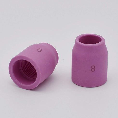 10PK TIG Gas Lens Alumina Nozzle Ceramic Cup 53N61S 8# ?1/2" For SR WP- 9/20 & SR WP-17/18/26 TIG Welding Torch...